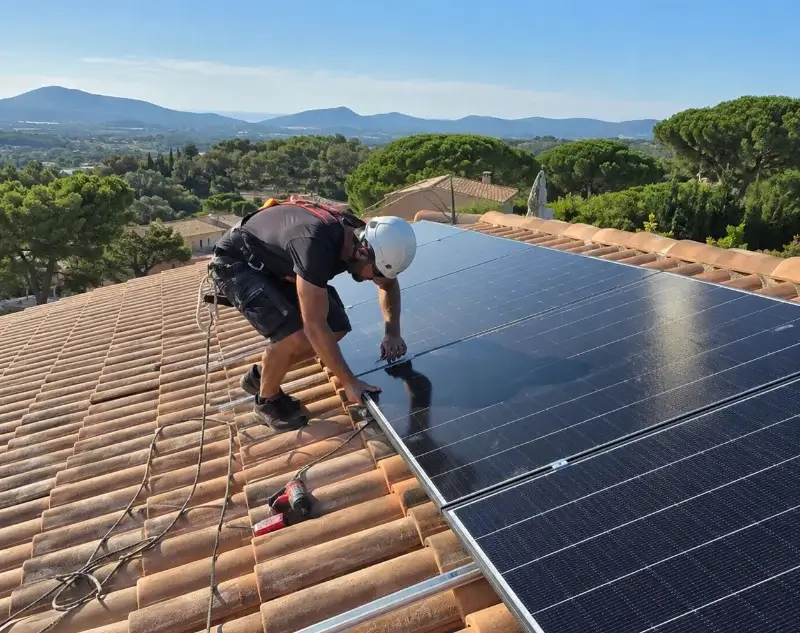 Installateur panneaux solaires Cléguer — pose photovoltaïque sur toiture